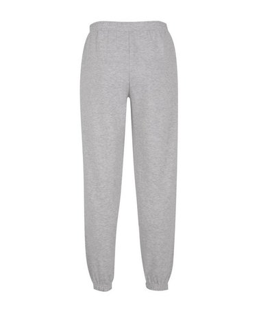 Pale Grey Jersey Cuffed Joggers | New Look