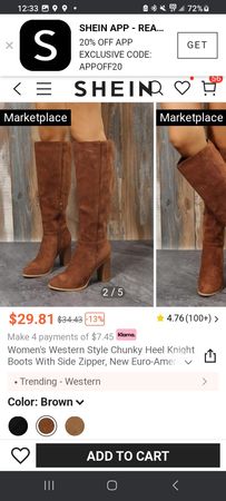 rusty brown boots