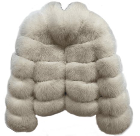 Elise Furs - Bear Coat in White