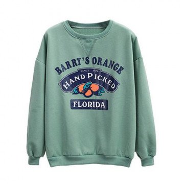 Barrys Orange Hand Picked Florida Sweatshirts