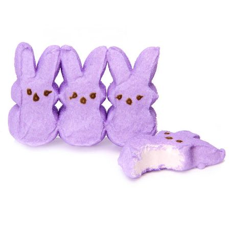 Peeps Marshmallow Candy Bunnies - Lavender: 8-Piece Pack | Candy Warehouse