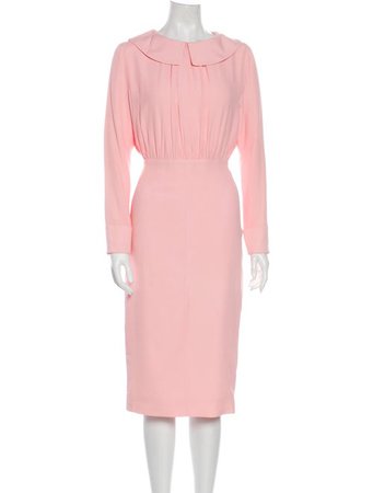Emilia Wickstead Collared light Pink retro girly 50s Dresses, Clothing - EMW21040 | The RealReal