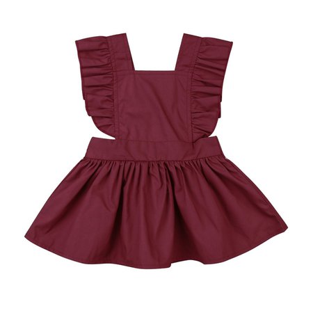 Toddler Girl Ruffled Backless Dress – The Trendy Toddlers