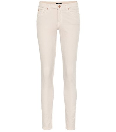 7 For All Mankind Pyper cropped mid-rise skinny jeans
