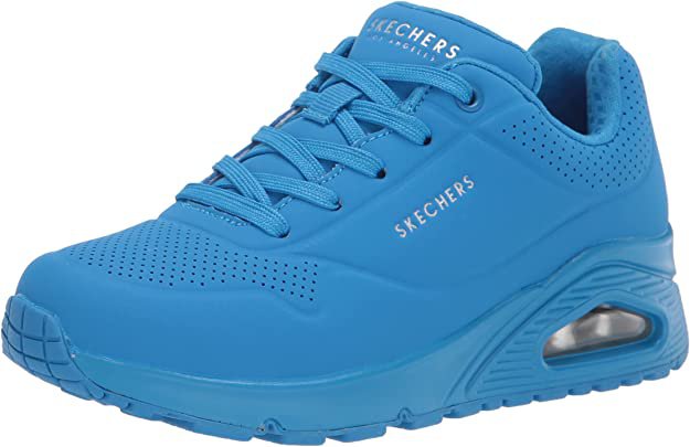 Amazon.com | Skechers Women's UNO-Night Shades Sneaker, Blue, 11 | Fashion Sneakers