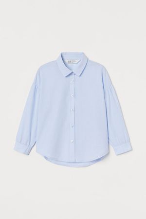 Pamuklu Gömlek - Açık mavi - ÇOCUK | H&M TR