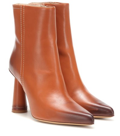 Les Bottes Toula Leather Ankle Boots - Jacquemus | Mytheresa