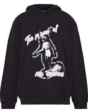 Printed French Cotton-terry Hoodie