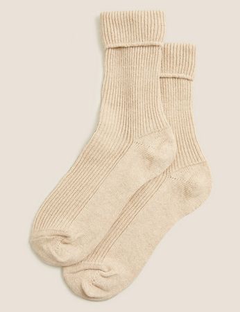 Pure Cashmere Socks | Autograph | M&S