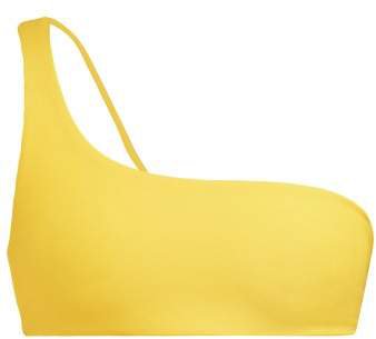 Apex One Shoulder Bikini Top - Womens - Yellow