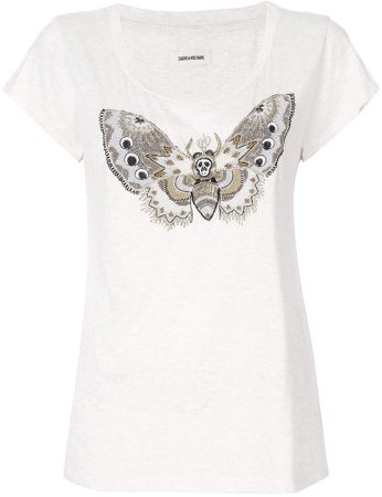 Zadig&Voltaire Butterfly print T-shirt