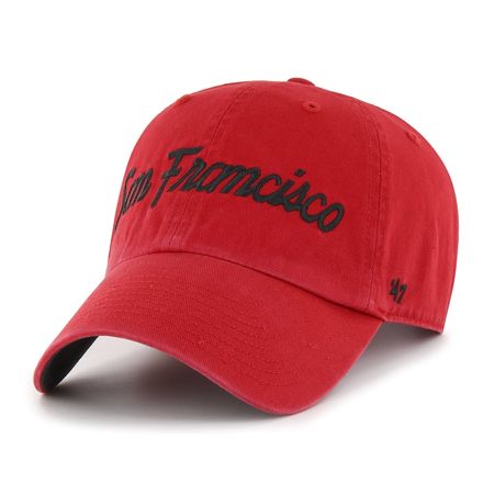 San Francisco 49ers '47 Crosstown Clean Up Adjustable Hat - Scarlet