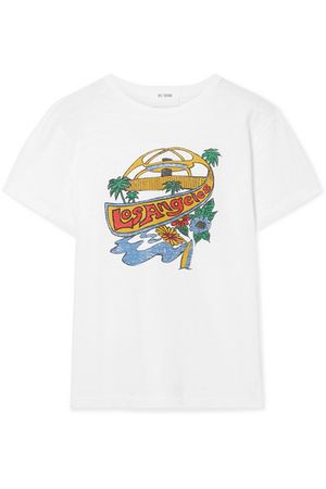 RE/DONE | Classic printed cotton-jersey T-shirt | NET-A-PORTER.COM