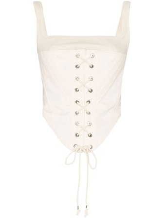 Dion Lee square-neck corset-style Top - Farfetch