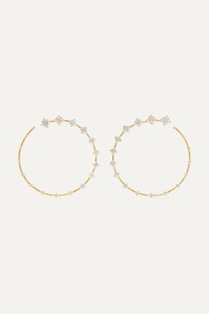 Gold 18-karat gold diamond earrings | Fernando Jorge | NET-A-PORTER