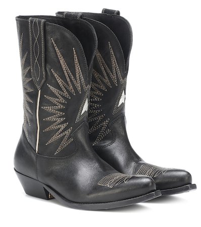 Wish Star leather cowboy boots