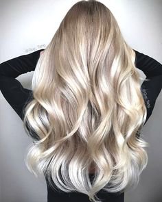 ice blonde hair