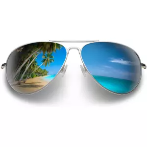 sunglasses with beach