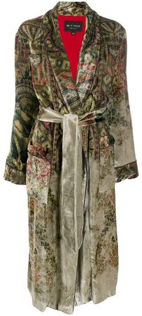 floral print coat