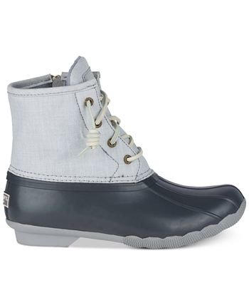 Sperry Women's Saltwater Duck Booties, Created for Macy's & Reviews - Booties - Shoes - Macy's