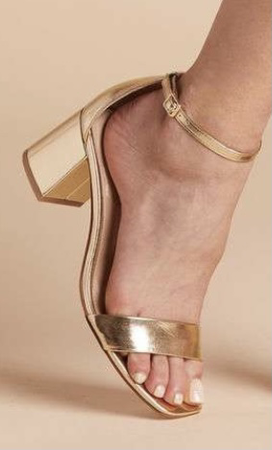 Gold heels