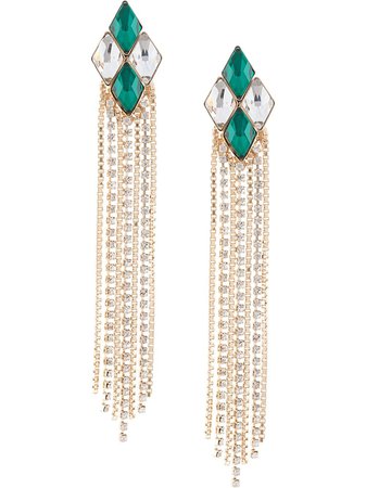 Shop Anton Heunis crystal embellished earrings with Express Delivery - FARFETCH