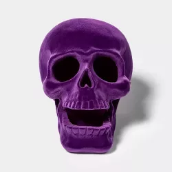 Purple Mercury Glass Skull Halloween Decoration Large - Hyde & EEK! Boutique™ : Target
