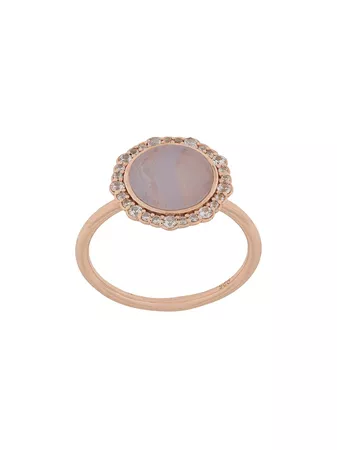 Astley Clarke Lace Agate Luna ring £95 - Buy Online - Mobile Friendly, Fast Delivery