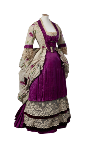 Dress, early 1870′s