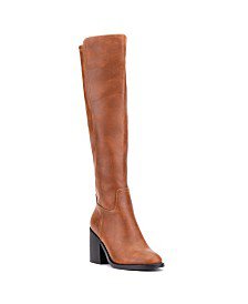 Kenneth Cole New York Women's Justin Block-Heel Tall Boots & Reviews - Boots - Shoes - Macy's