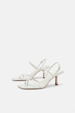 MID - HEEL STRAPPY LEATHER SANDALS-View all-SHOES-WOMAN | ZARA United Kingdom