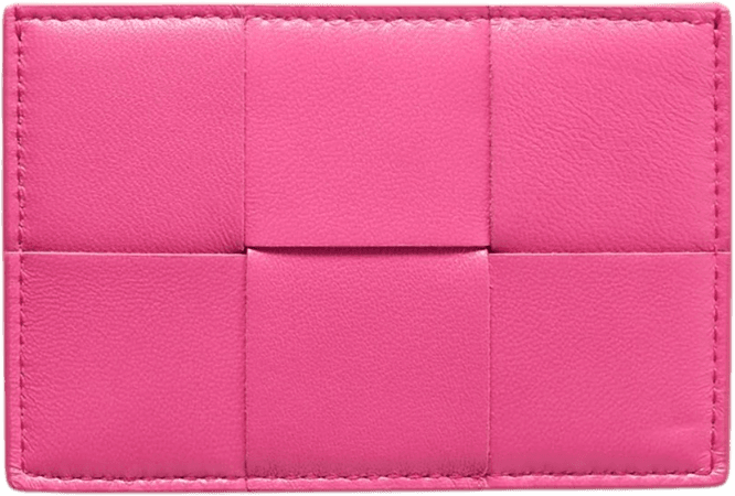 Bottega Veneta Bubblegum Pink Card Holder