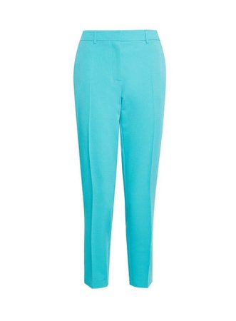 Turquoise Ankle Grazer Trousers | Dorothy Perkins