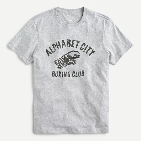 J.Crew: Alphabet City Graphic T-shirt For Men