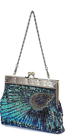 peacock purse