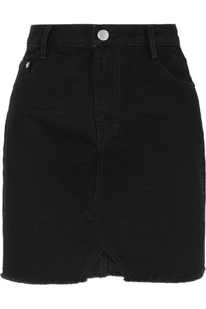 Maje | Distressed denim mini skirt | NET-A-PORTER.COM