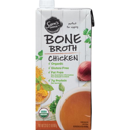 (6 Pack) Sam's Choice Organic Chicken Bone Broth, 32 oz - Walmart.com - Walmart.com