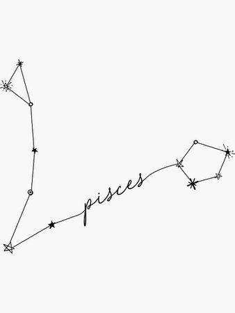 pisces text in constellation