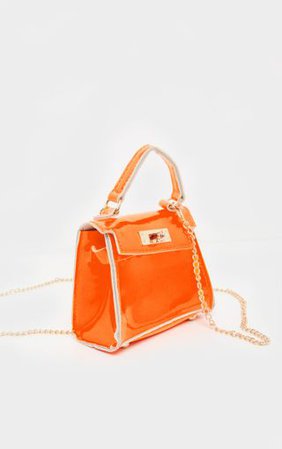Neon Orange Mini Bag | Accessories | PrettyLittleThing