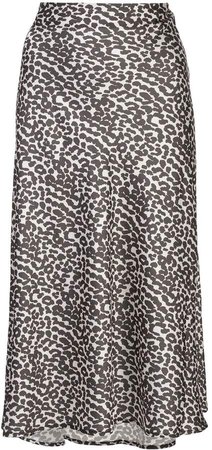 Zui high waisted leopard print skirt