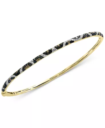 EFFY Collection EFFY® Multi-Color Diamond Bangle Bracelet (1/2 ct. t.w.) in 14k Gold