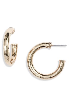 Treasure & Bond Rippled Hoop Earrings | Nordstrom