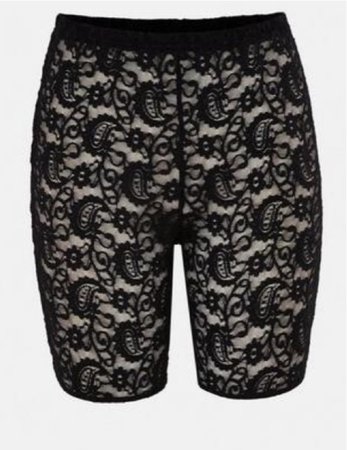 missguided black lace cycling shorts bicycle shorts