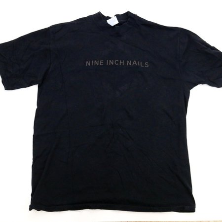 Shirts | Vintage Nin Nine Inch Nails Tshirt Black 90s Xl | Poshmark
