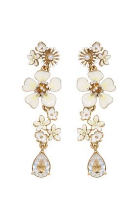 Large Bloom Earrings By Oscar De La Renta | Moda Operandi