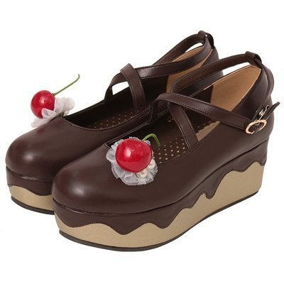 chocolate dessert shoes
