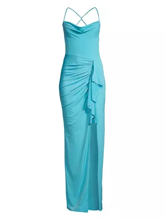 Shop Katie May So Juicy Cowlneck Gown | Saks Fifth Avenue