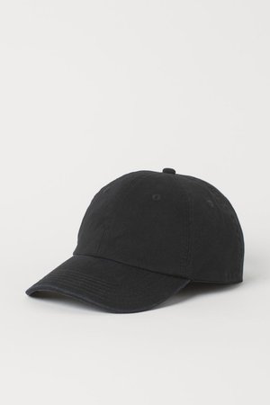 Pamuklu Gabardin Şapka - Siyah - ERKEK | H&M TR