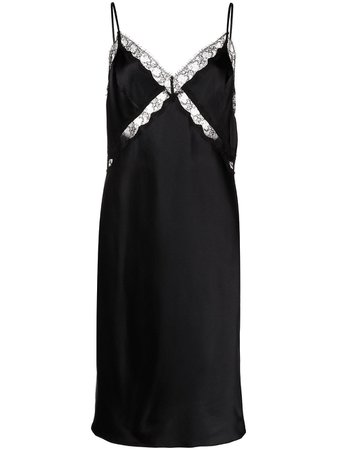 Kiki De Montparnasse Slip Dress Com Detalhe De Renda - Farfetch