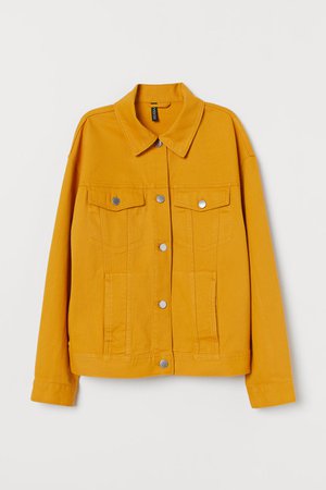 Denim Jacket - Mustard yellow - | H&M US